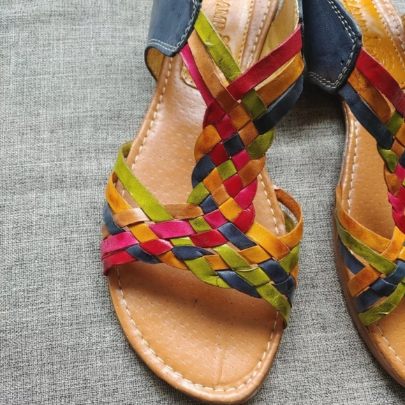 Caramba Mexican leather sandals size 8 - Picture 2 of 7